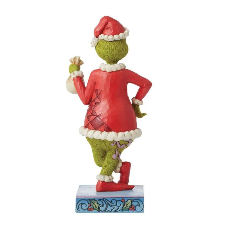 Dr. Seuss The Grinch con Bolsa de Carbón Figurina