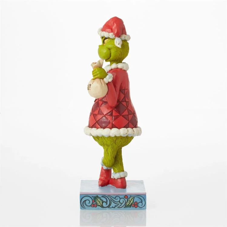 Dr. Seuss The Grinch con Bolsa de Carbón Figurina