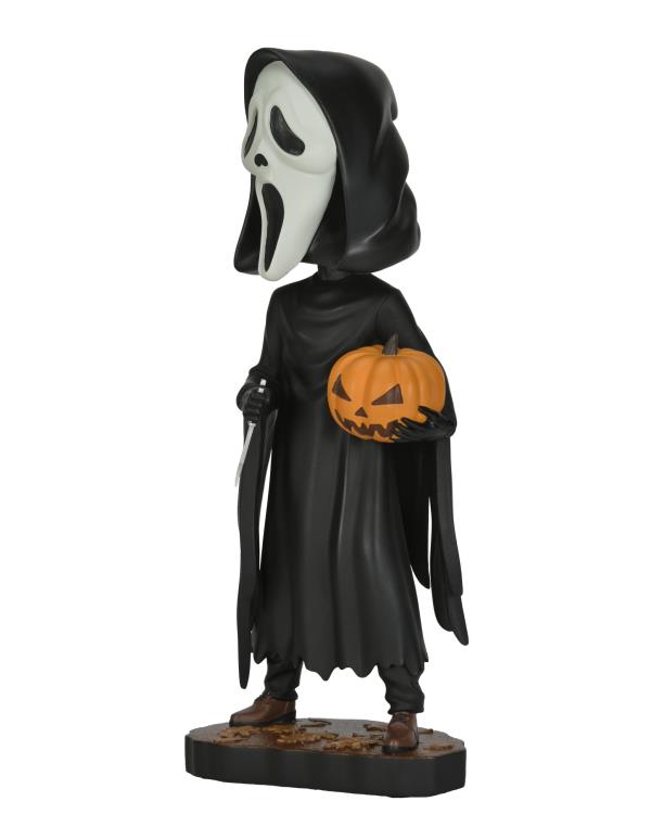 Ghost Face with Pumpkin Head Knockers