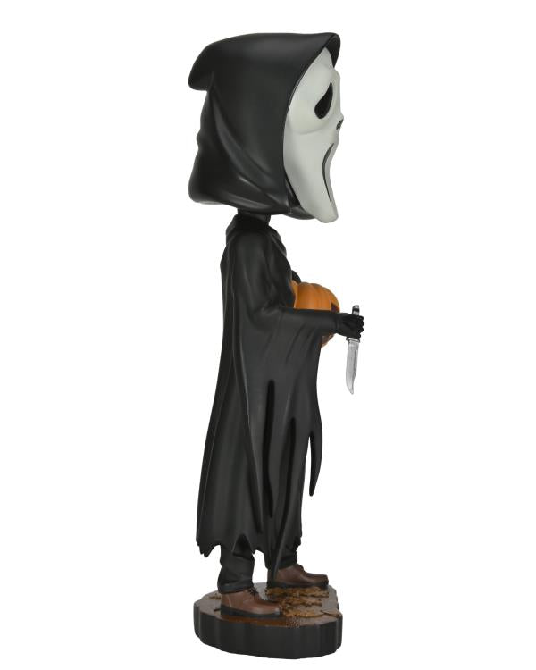 Ghost Face with Pumpkin Head Knockers