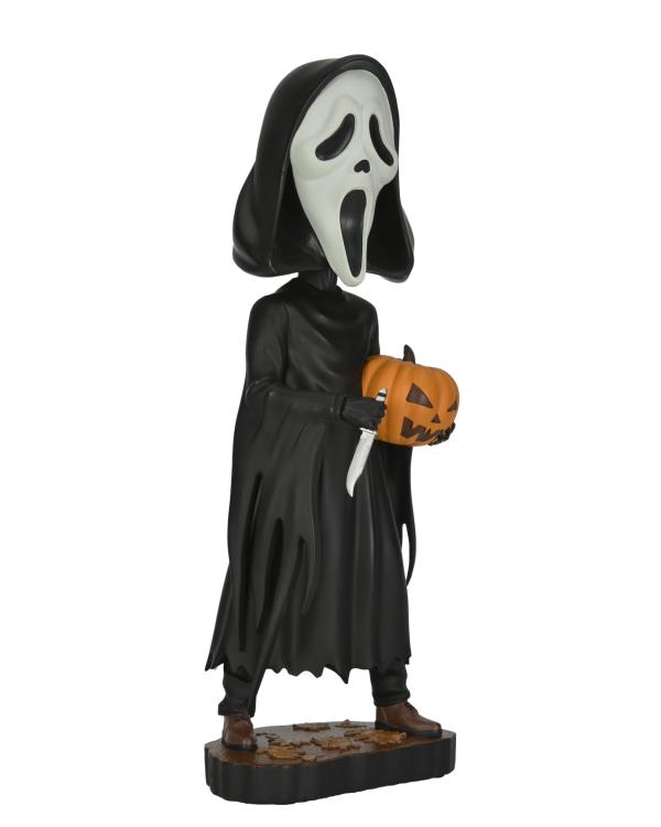 Ghost Face with Pumpkin Head Knockers