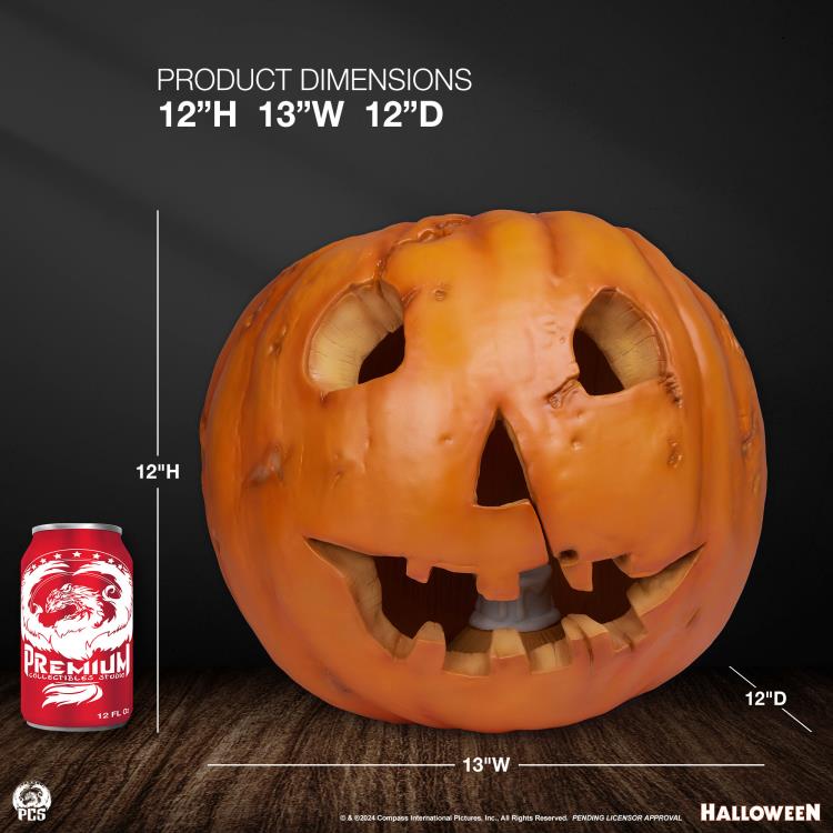 Halloween Jack-O-Lantern Estatua Escala Real