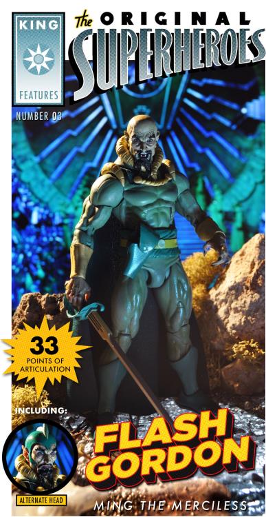 The Original Superheroes Ming The Merciless Figura Neca