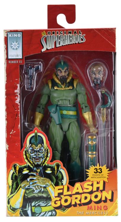 The Original Superheroes Ming The Merciless Figura Neca