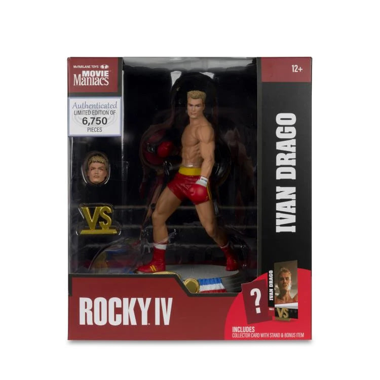 Rocky IV Movie Maniacs Ivan Drago Limited Edition Figure