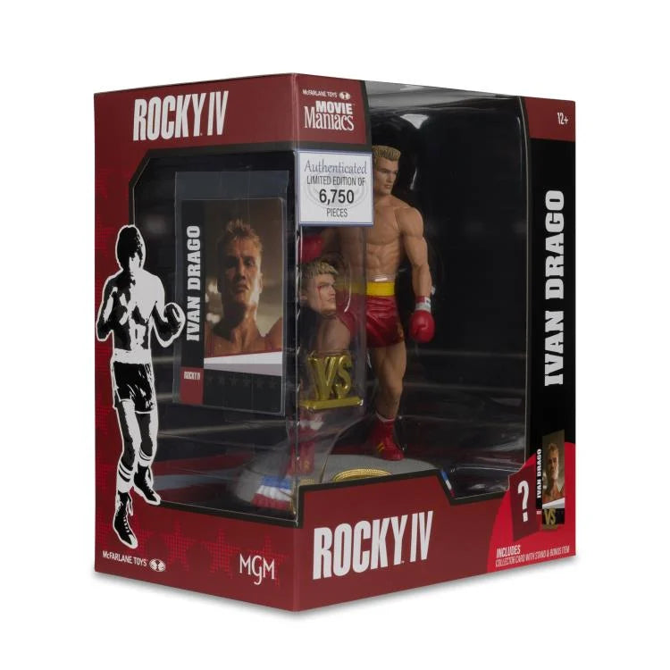 Rocky IV Movie Maniacs Ivan Drago Limited Edition Figure