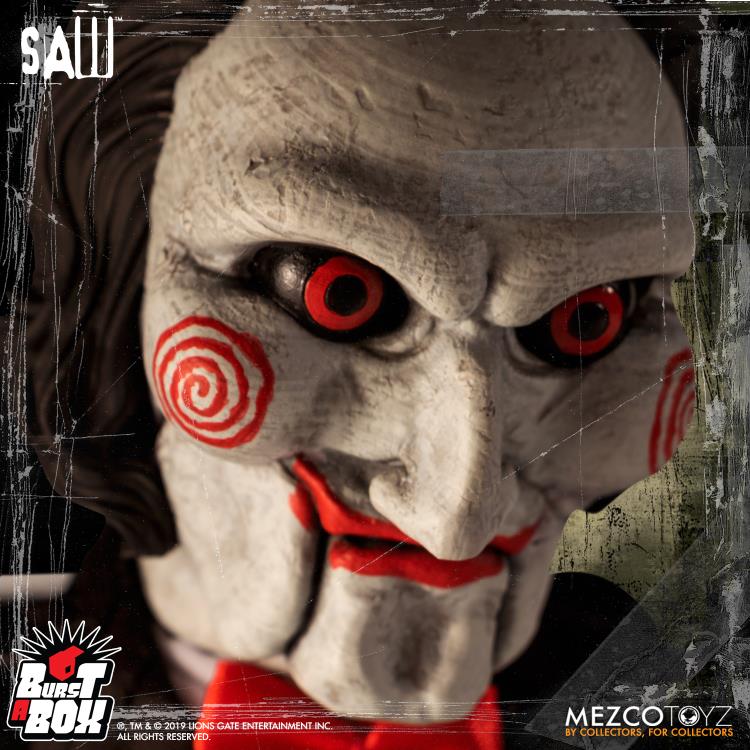 Saw Billy Burst a Box Mezco