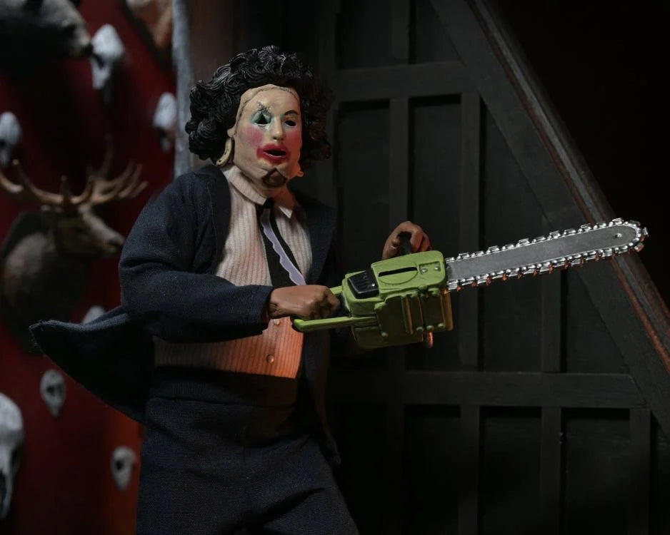 The Texas Chainsaw Massacre Leatherface with Pretty Woman Mask Clothed Action Figure
