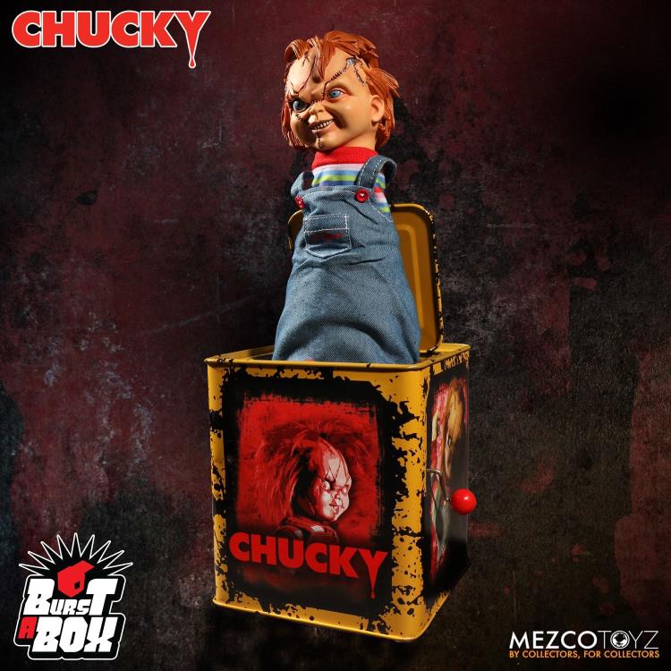Bride of Chucky Burst a Box Chucky Mezco