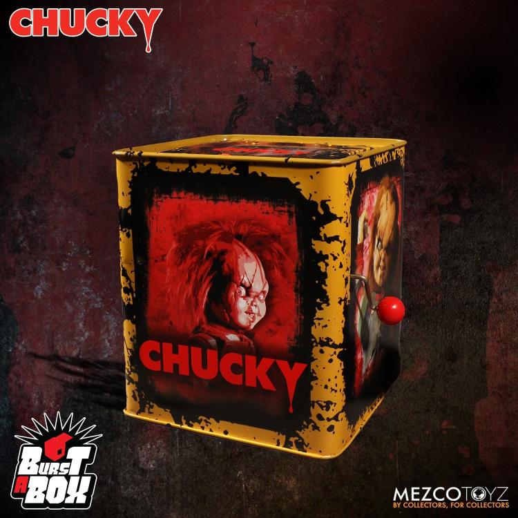 Bride of Chucky Burst a Box Chucky Mezco