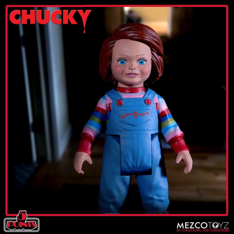 Child's Play 5 Points Chucky Deluxe Figure Set Mezco