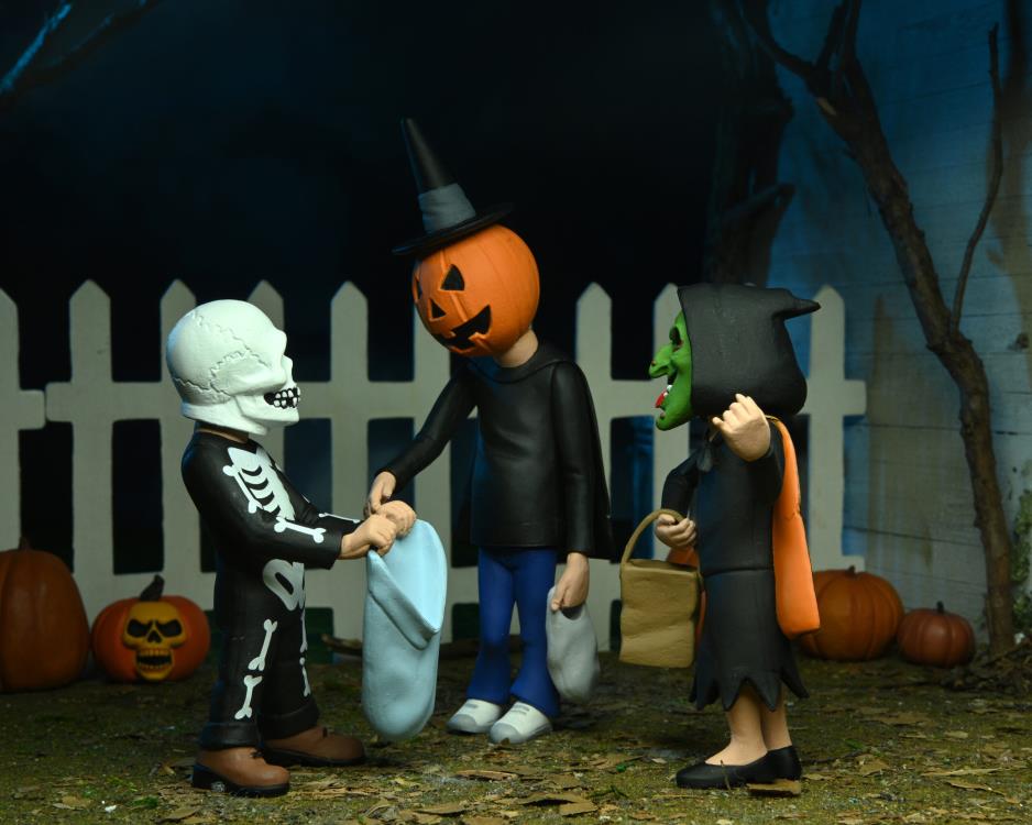 Halloween III Season of the Witch Toony Terrors Trick or Treaters Three-Pack Neca