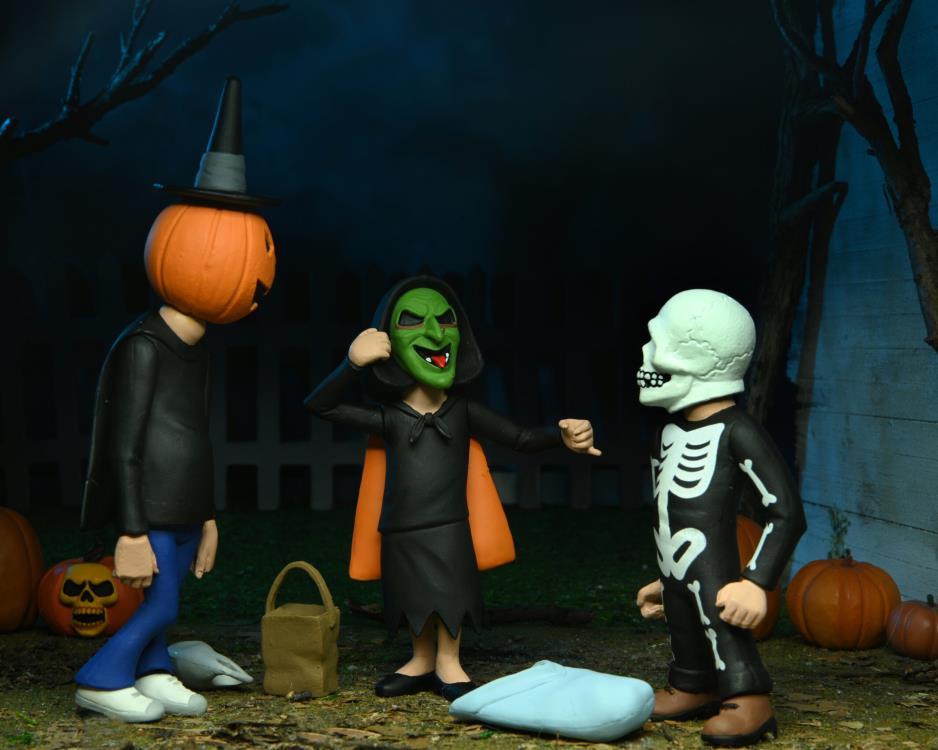 Halloween III Season of the Witch Toony Terrors Trick or Treaters Three-Pack Neca