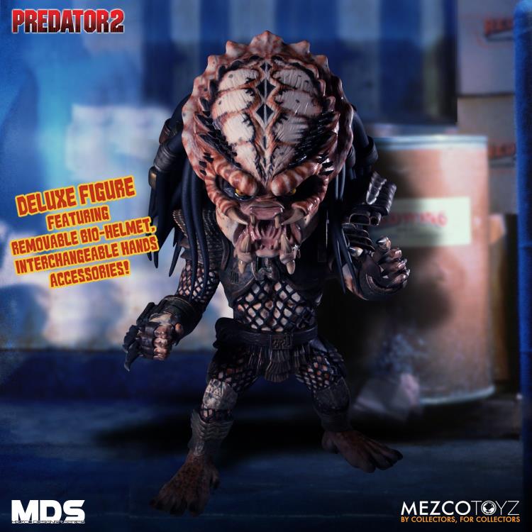 Predator 2 MDS Deluxe Predator Figura Mezco