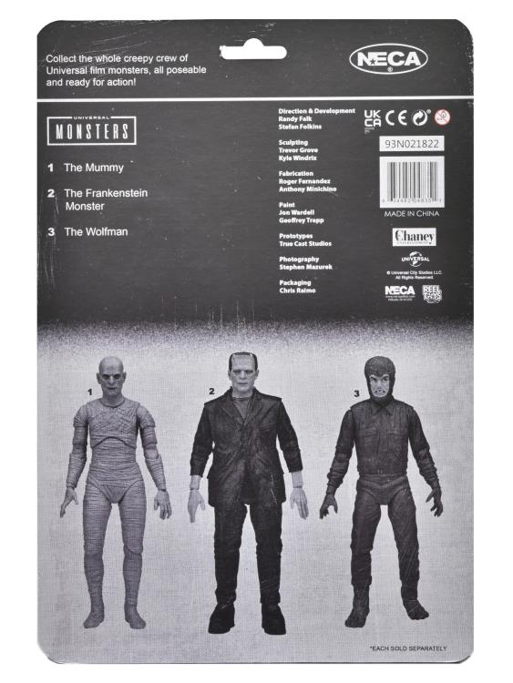 Universal Monsters Retro Glow-In-The-Dark The Wolfman Figura Neca