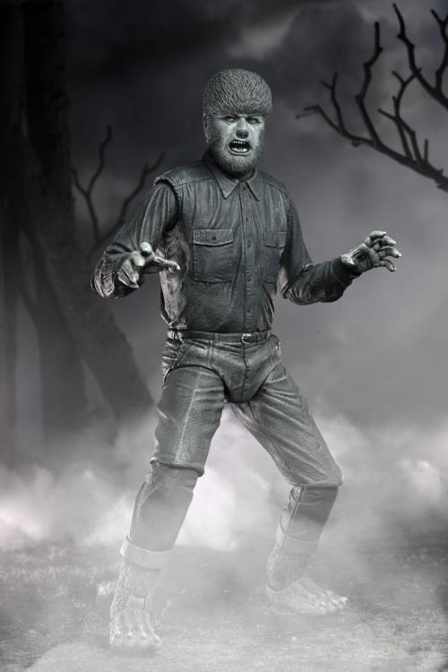 Universal Monsters Ultimate The Wolf Man (Black & White) Figura Neca
