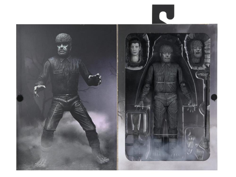 Universal Monsters Ultimate The Wolf Man (Black & White) Figura Neca