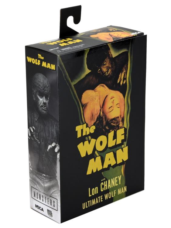 Universal Monsters Ultimate The Wolf Man (Black & White) Figura Neca