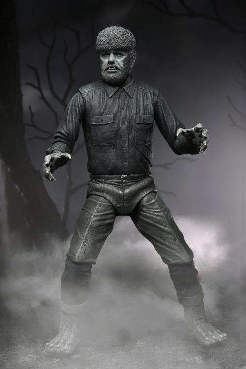 Universal Monsters Ultimate The Wolf Man (Black & White) Figura Neca