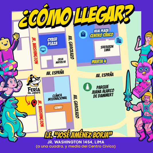 ¿Cómo llegar a la Feria del Juguete Perú?