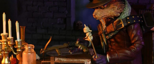 [StopMotion] Universal Monsters x Teenage Mutant Ninja Turtles - Ultimate Splinter as Van Helsing NECA