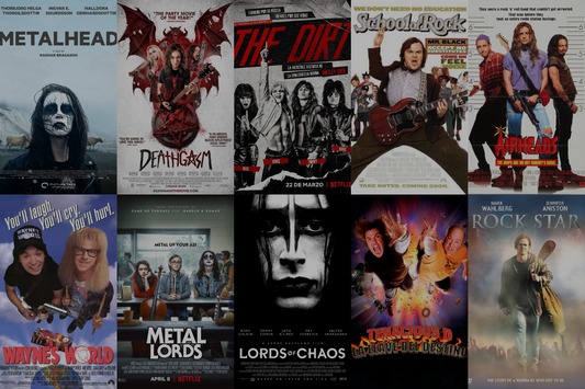 Top 10 Películas para Metaleros y Rockeros