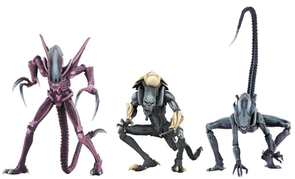 Alien vs. Predator Arcade Appearance Aliens Set of 3 Figuras
