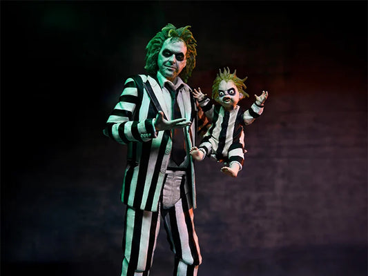 Beetlejuice Beetlejuice Ultimate Striped Suit Beetlejuice Figura Acción