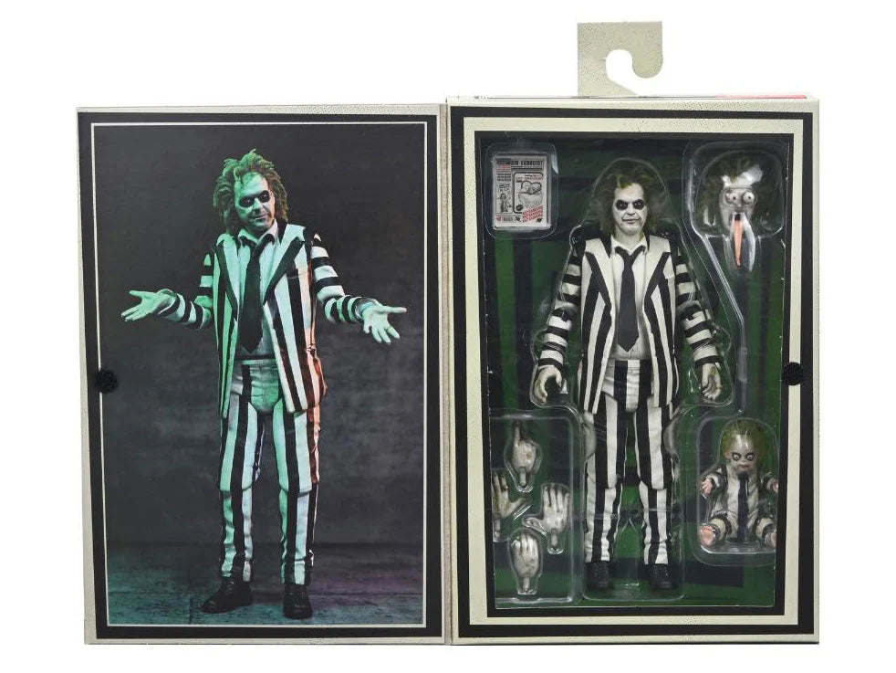 Beetlejuice Beetlejuice Ultimate Striped Suit Beetlejuice Figura Acción