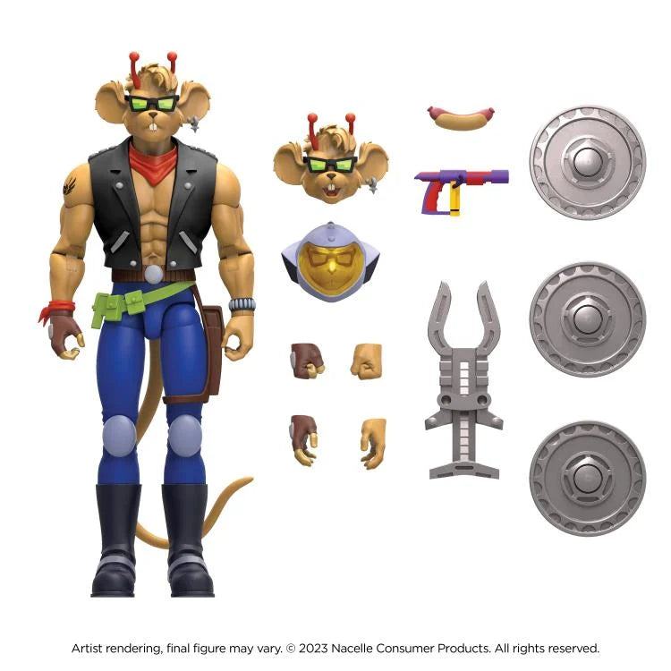 Biker Mice From Mars Throttle Figura Acción