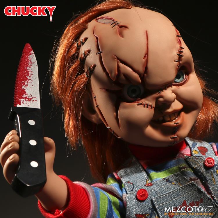 Bride of Chucky Mezco Designer Series Mega Scale Talking Chucky