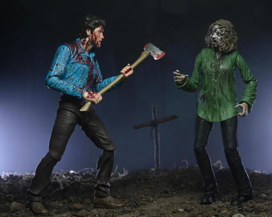 Evil Dead Ultimate Bloody Ash & Cheryl Williams Action Figure Two-Pack