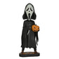 Ghost Face with Pumpkin Head Knockers