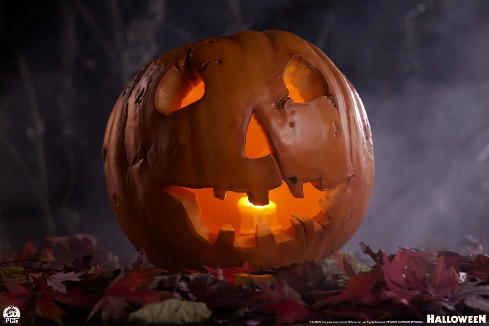 Halloween Jack-O-Lantern Estatua Escala Real