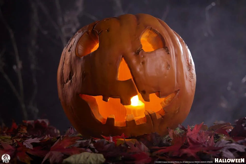 Halloween Jack-O-Lantern Estatua Escala Real