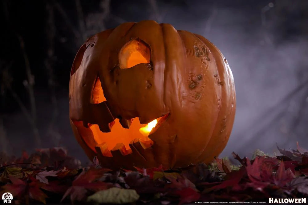 Halloween Jack-O-Lantern Estatua Escala Real