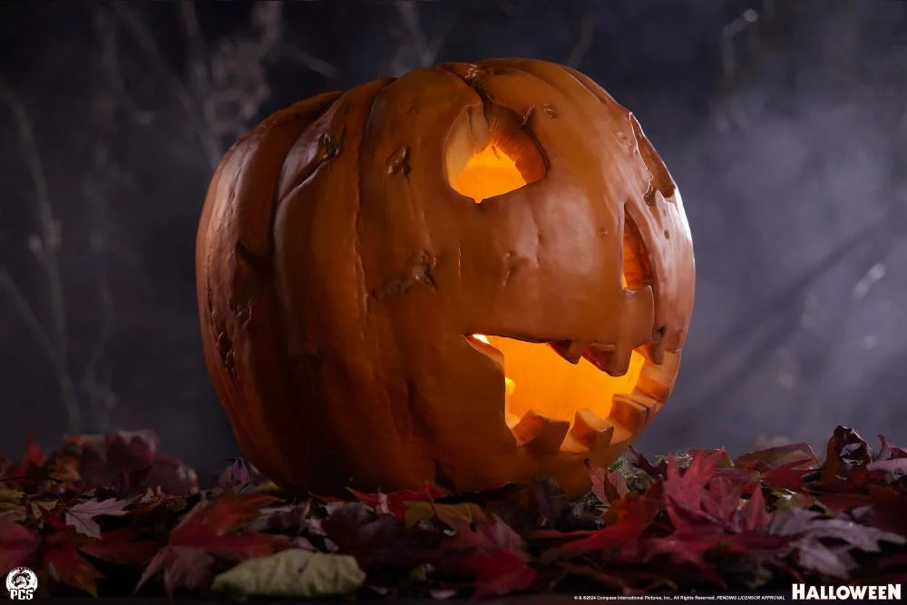 Halloween Jack-O-Lantern Estatua Escala Real