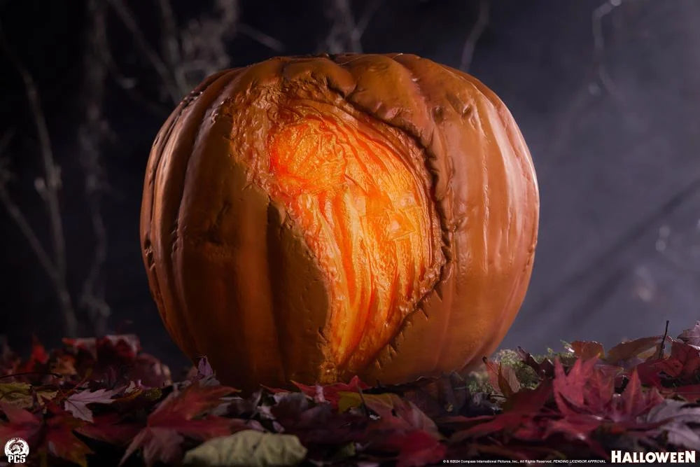 Halloween Jack-O-Lantern Estatua Escala Real