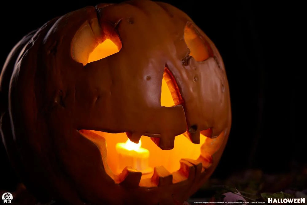 Halloween Jack-O-Lantern Estatua Escala Real