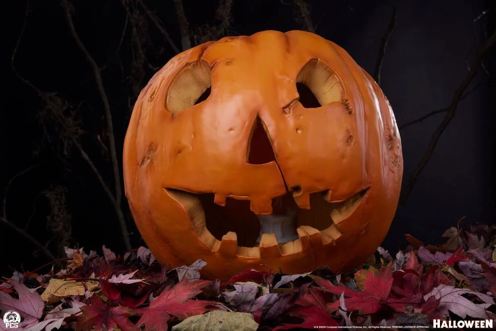 Halloween Jack-O-Lantern Estatua Escala Real
