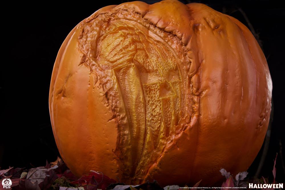 Halloween Jack-O-Lantern Estatua Escala Real