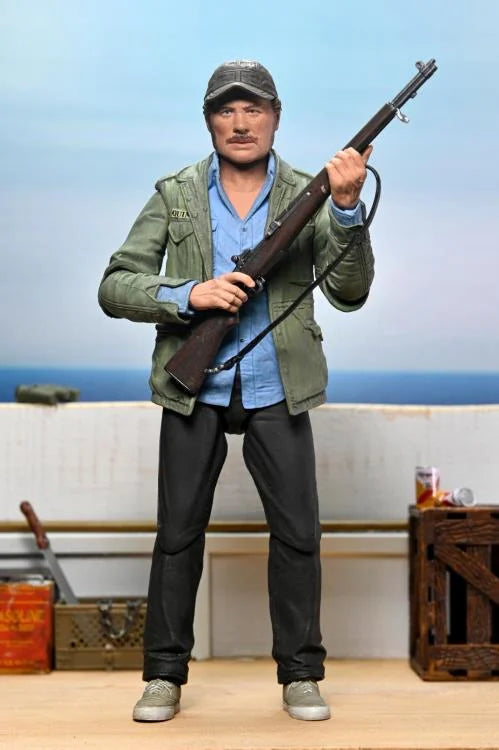 Jaws 50th Anniversary Ultimate Sam Quint Figura Acción