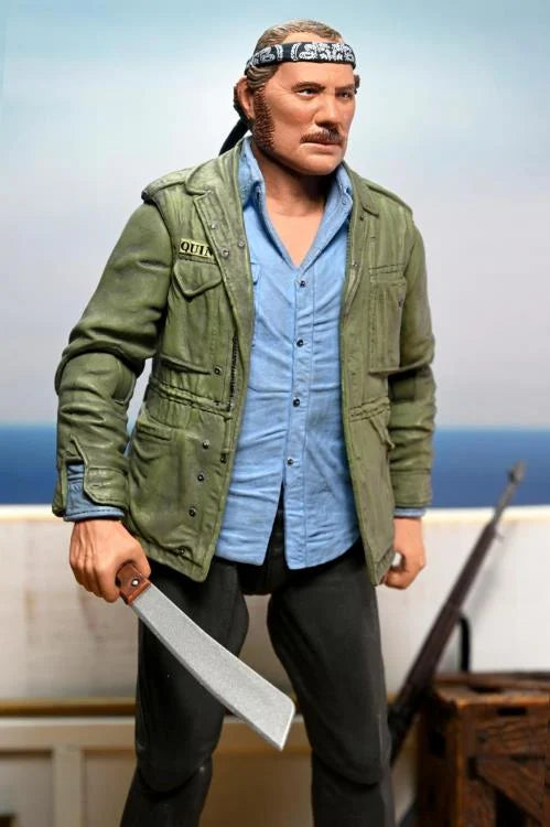 Jaws 50th Anniversary Ultimate Sam Quint Figura Acción