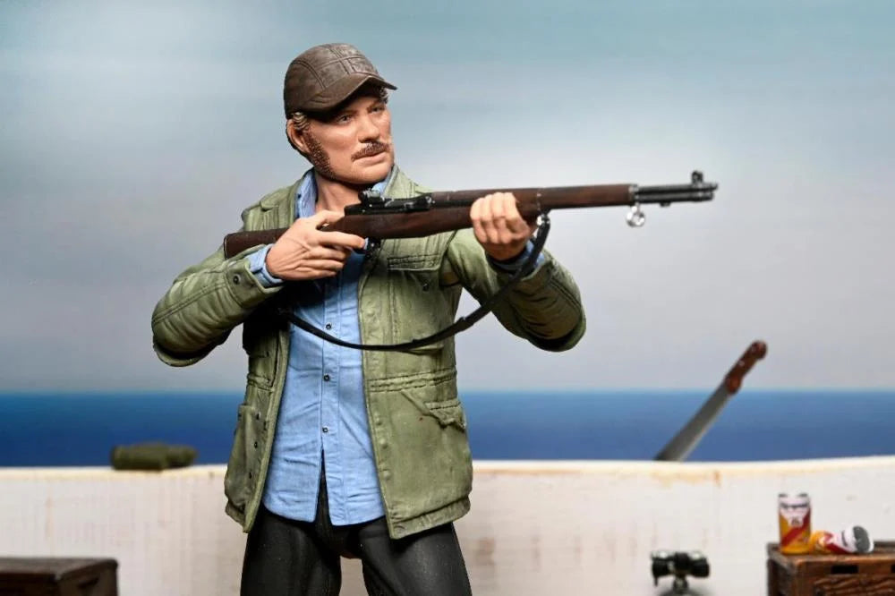 Jaws 50th Anniversary Ultimate Sam Quint Figura Acción