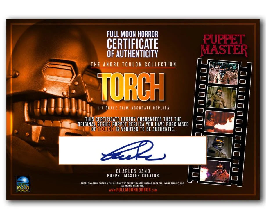 Puppet Master The Andre Toulon Collection Torch Escala Real Edicion Limitada