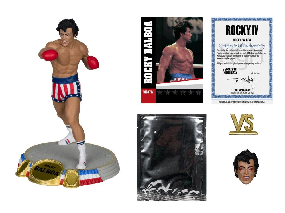 Rocky IV Movie Maniacs Rocky Balboa Limited Edition Figure