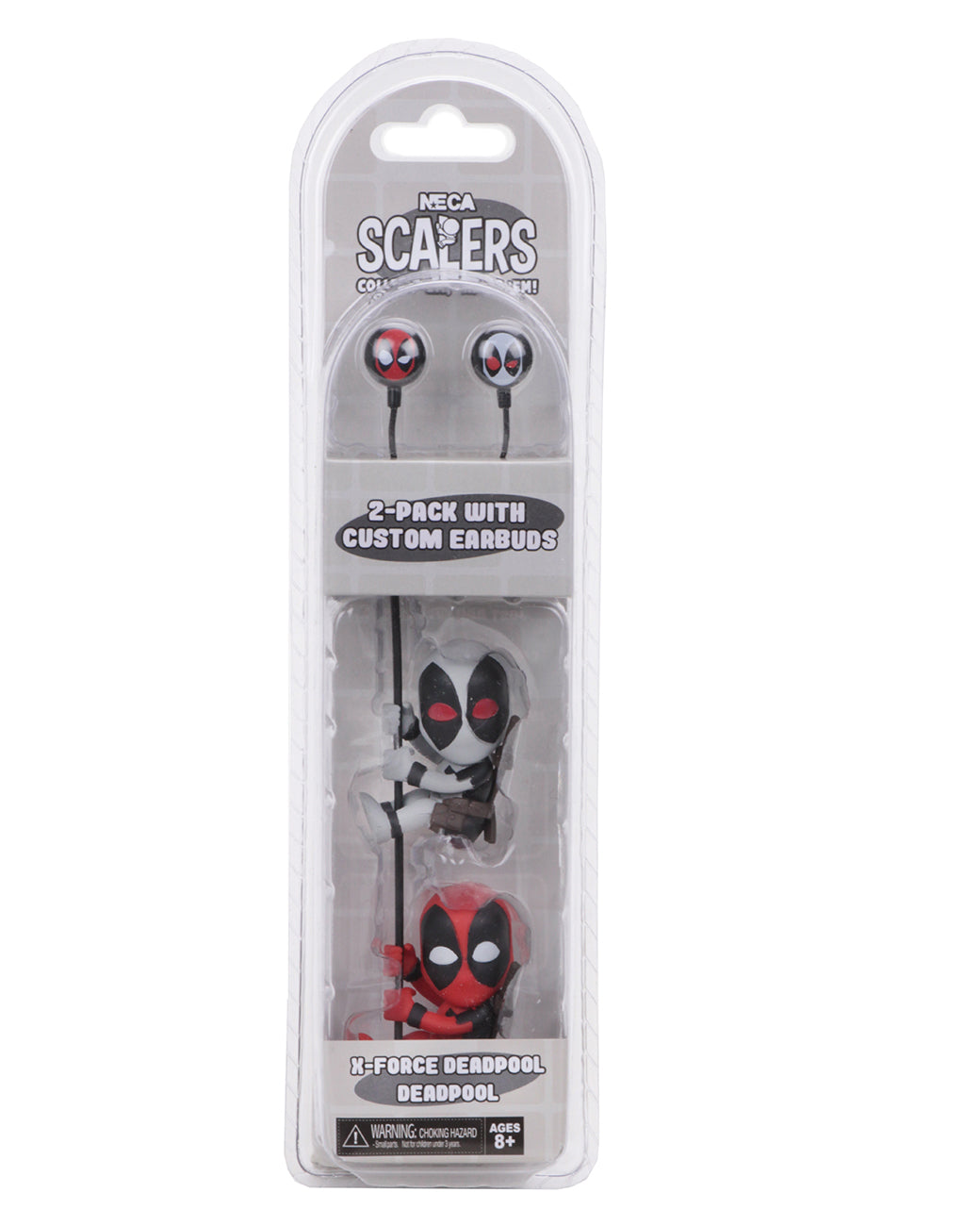 Scalers 2-Pack with Custom Earbuds – Deadpool & X Force Deadpool