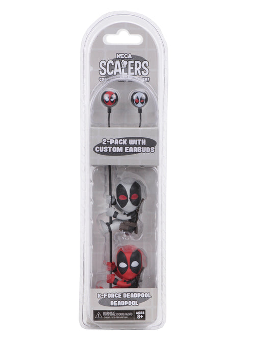 Scalers 2-Pack with Custom Earbuds – Deadpool & X Force Deadpool