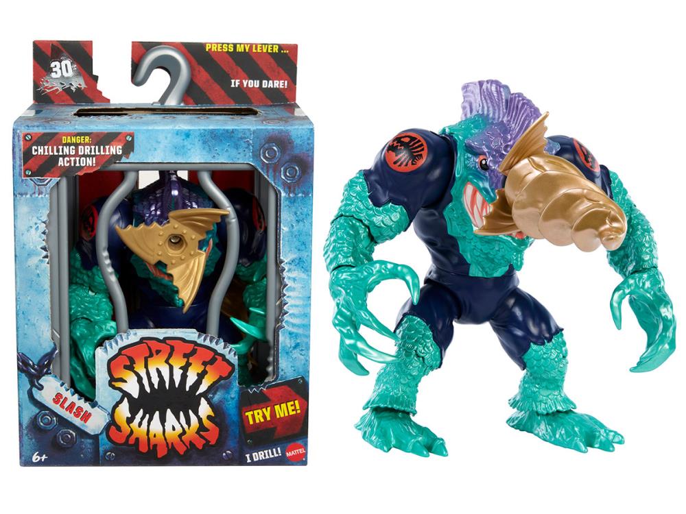 Street Sharks 30th Anniversary Slash Figura