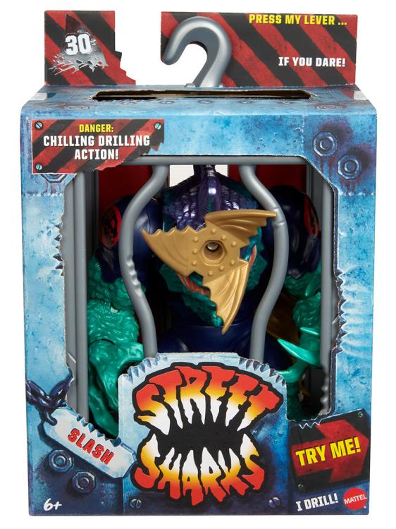 Street Sharks 30th Anniversary Slash Figura